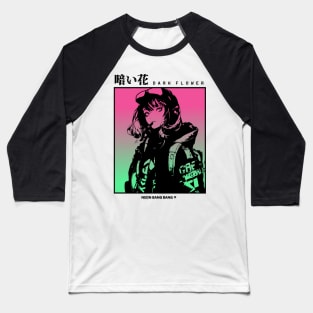 Aesthetic Cyberpunk Vaporwave Anime Manga Girl Japanese Streetwear Baseball T-Shirt